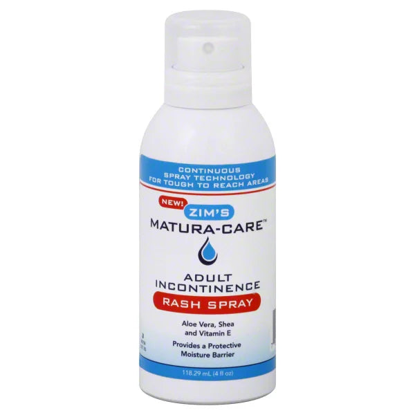 Zim's Matura-Care Erwachsenen Inkontinenz-Hautausschlag-Spray, 118 ml