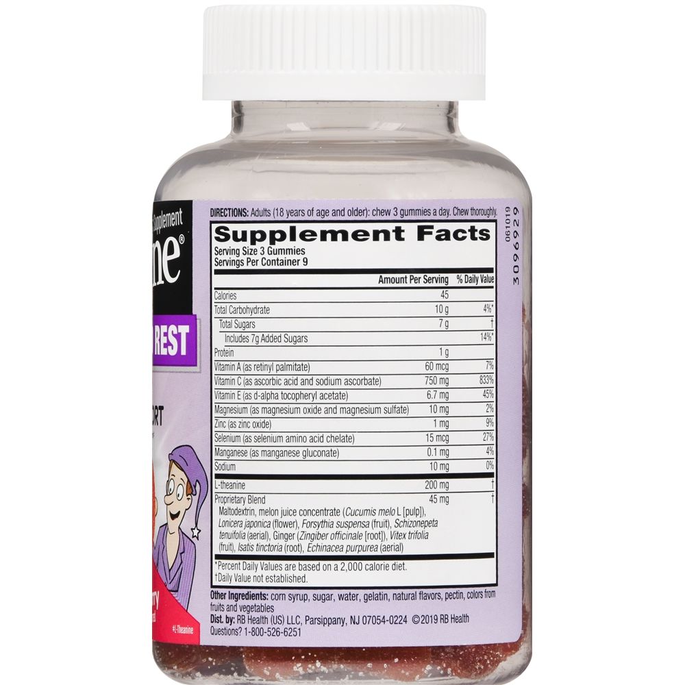 Airborne + Gute Nacht Immununterstützung Ergänzung Vitamine 27 Gummis