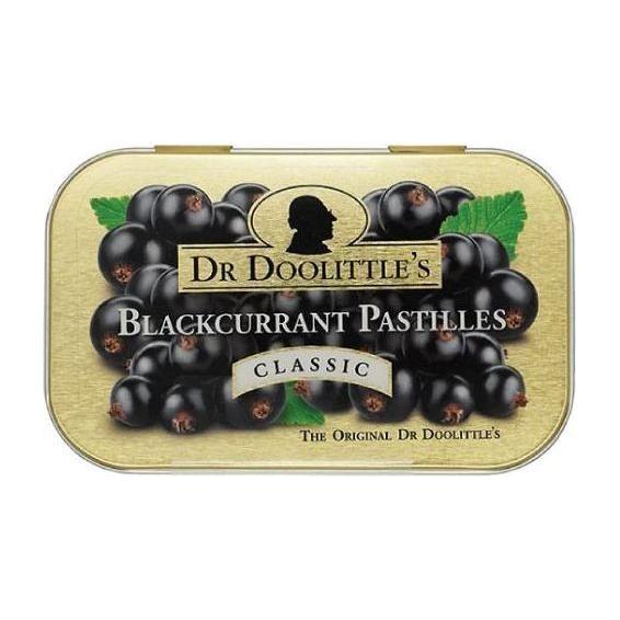 Dr. Doolittle's Schwarze Johannisbeere Klassische Pastillen - 25 Stück 60g