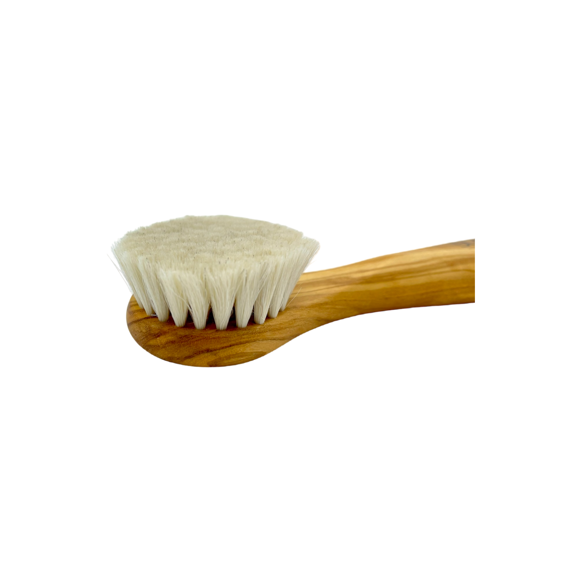 Dural Olivenholz Gesichts- & Hautbürste mit Naturziegenhaar