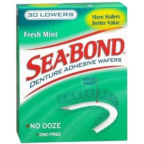 Sea-Bond Haftgel-Pads Frischer Minze Geschmack 30 Stück