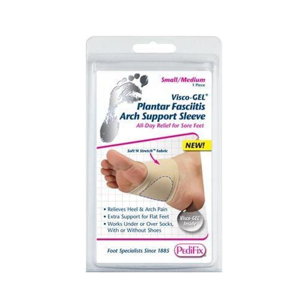 PediFix Plantar Visco-Gel Sleeve Fußgewölbestütze Klein/Mittel 1 Stück