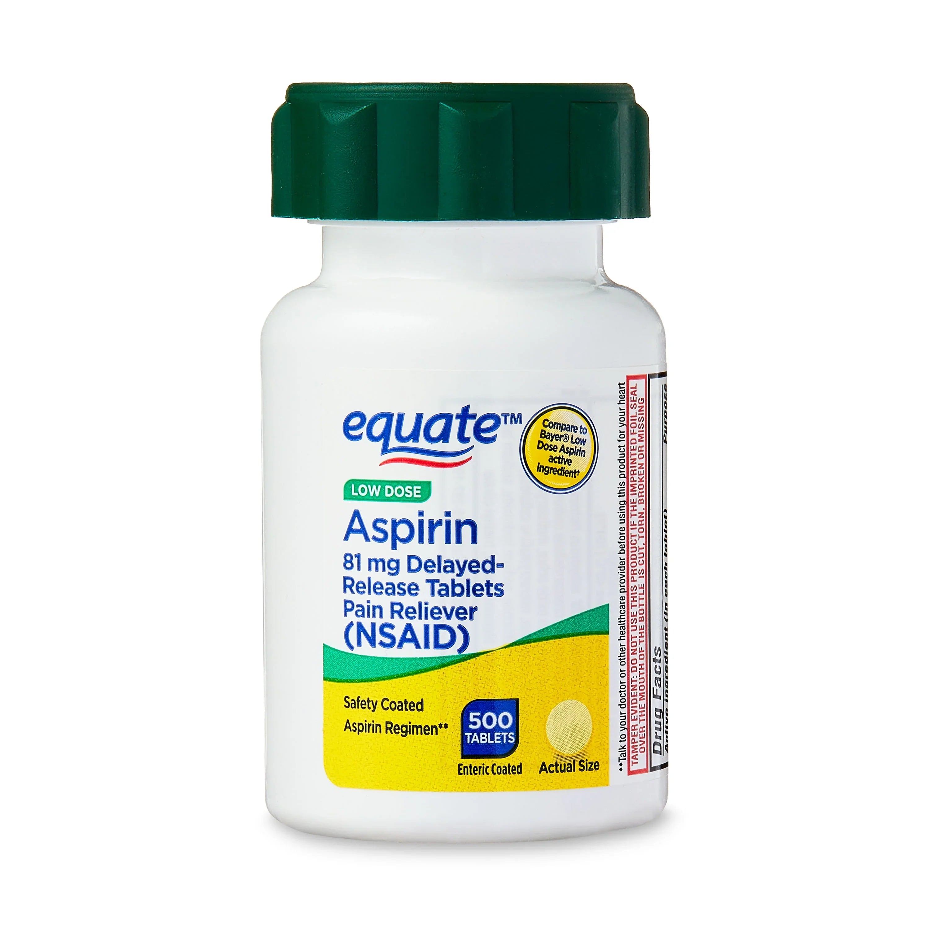 Equate Leichte Aspirin 81 mg, Kautabletten (108 Stück, 3 x 36)