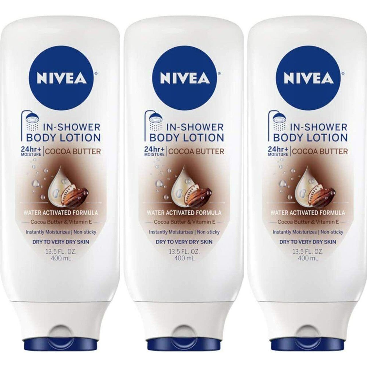 Nivea Cocoa Butter Locion Nën Peshë, Locion Trupi Për Lëkurë të Thatë