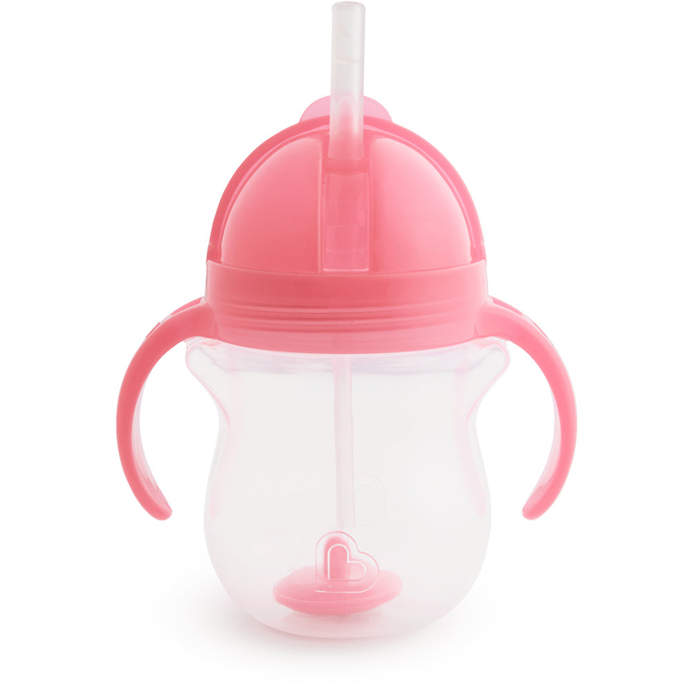 Munchkin Any Angle Click Lock Becher mit gewichtetem Strohhalm