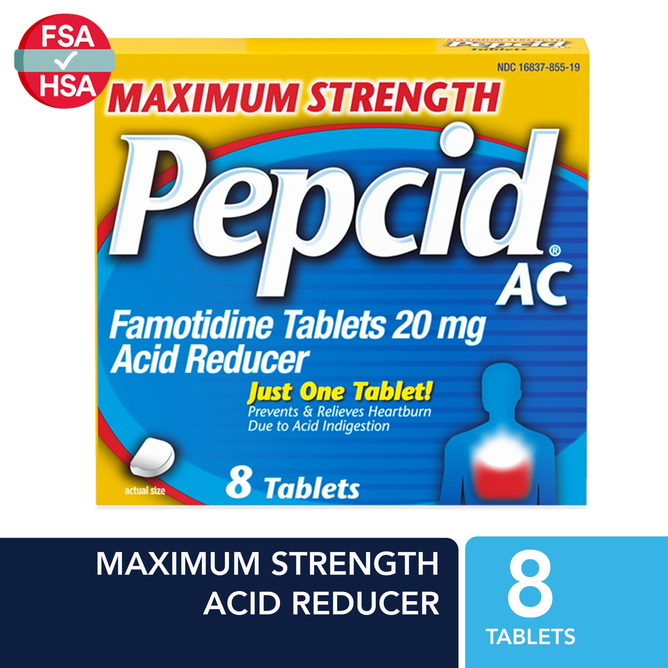 Pepcid AC Maximum Stärke Tabletten 20 mg 8 Stk.