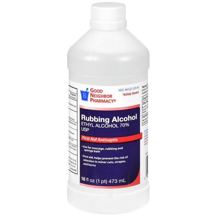 GNP 70% Etil Alkol Fërkimi USP Antiseptik i Ndihmës së Parë dhe Antimikrobik Topik 16 fl oz