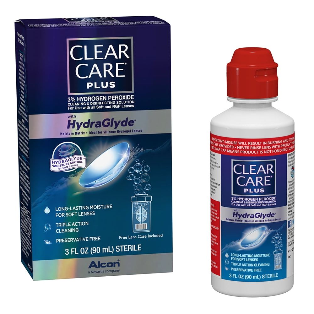 Clear Care® Plus mit HydraGlyde® Reinigungs- und Desinfektionslösung (89 ml)