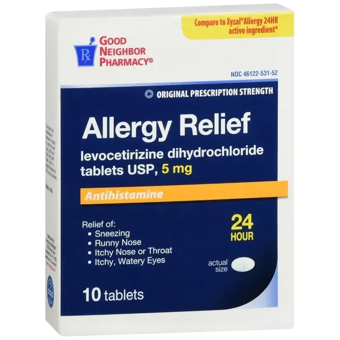 GNP LEVOCETIRIZIN DI-HCL 5 MG
