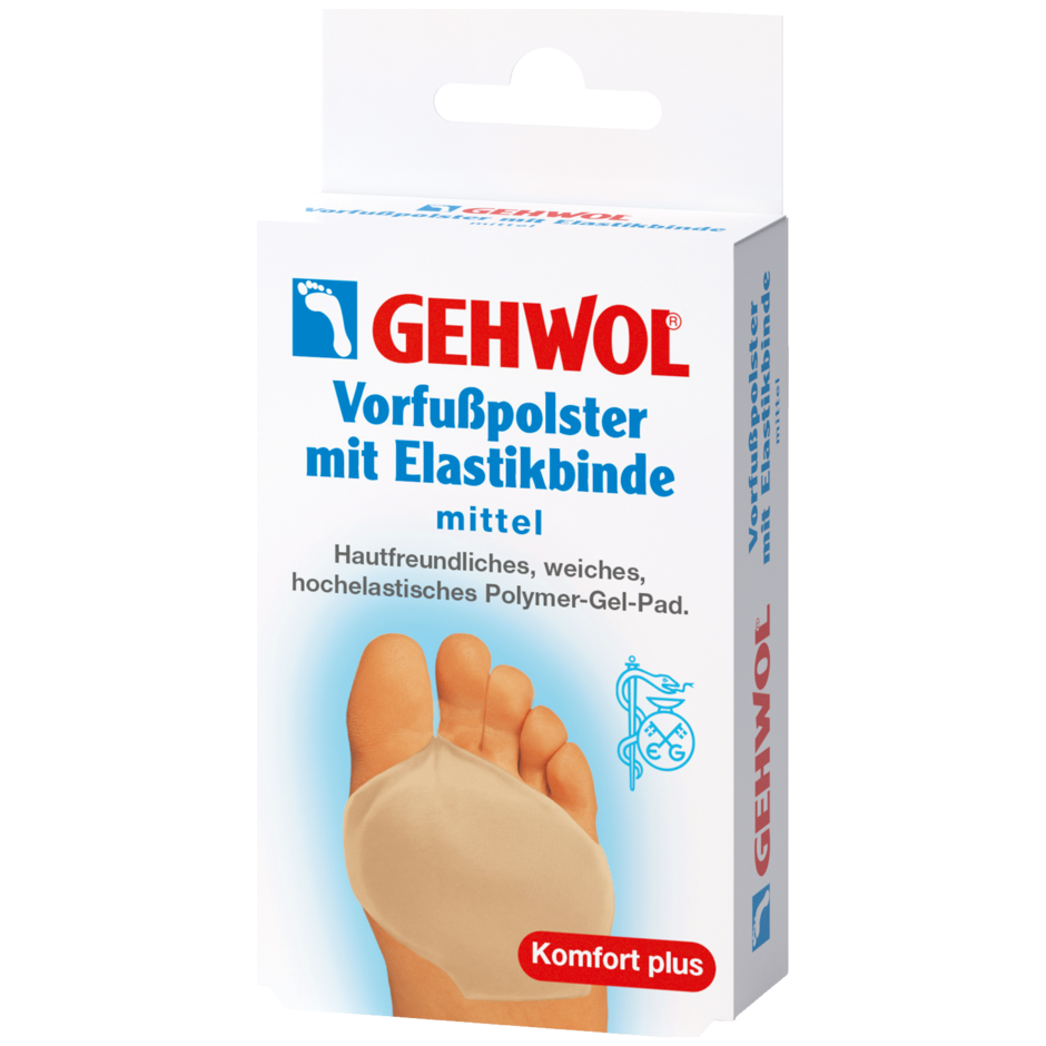 Gehwol Vorfußpolster mit Elastikbinde Groß - 16 oz
