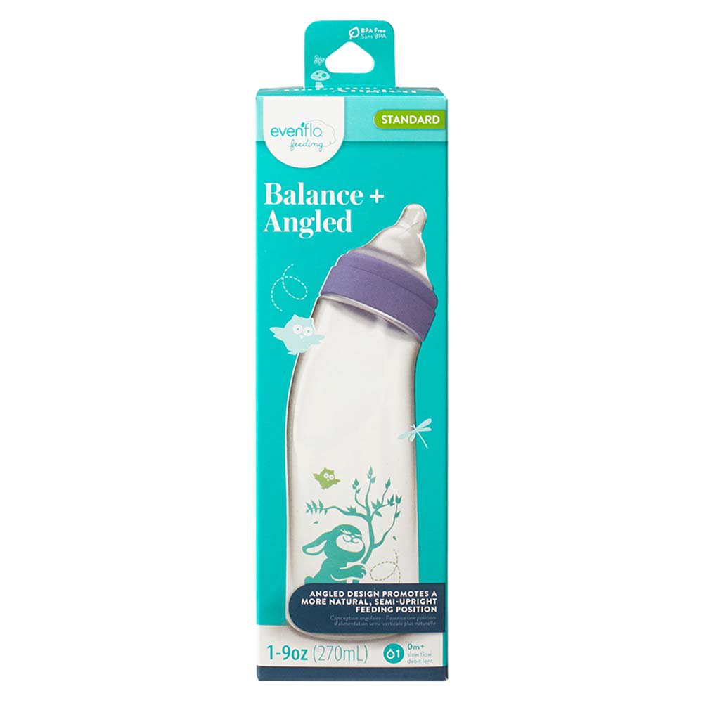 Evenflo Feeding Balance + abgewinkelte Standardflasche