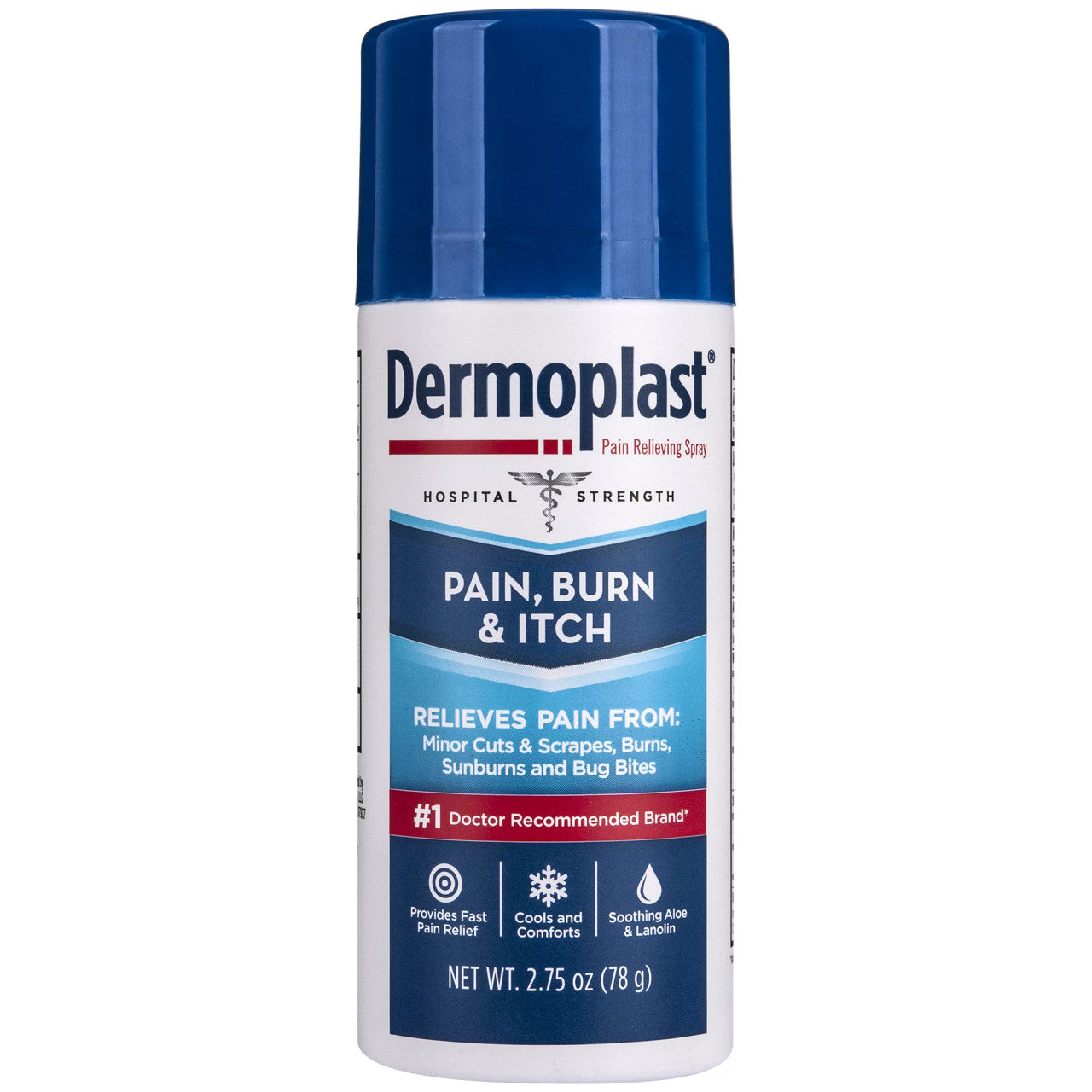 Dermoplast® Spraj kundër dhimbjes, djegies dhe kruarjes – Fuqia Spitalore (3 oz)