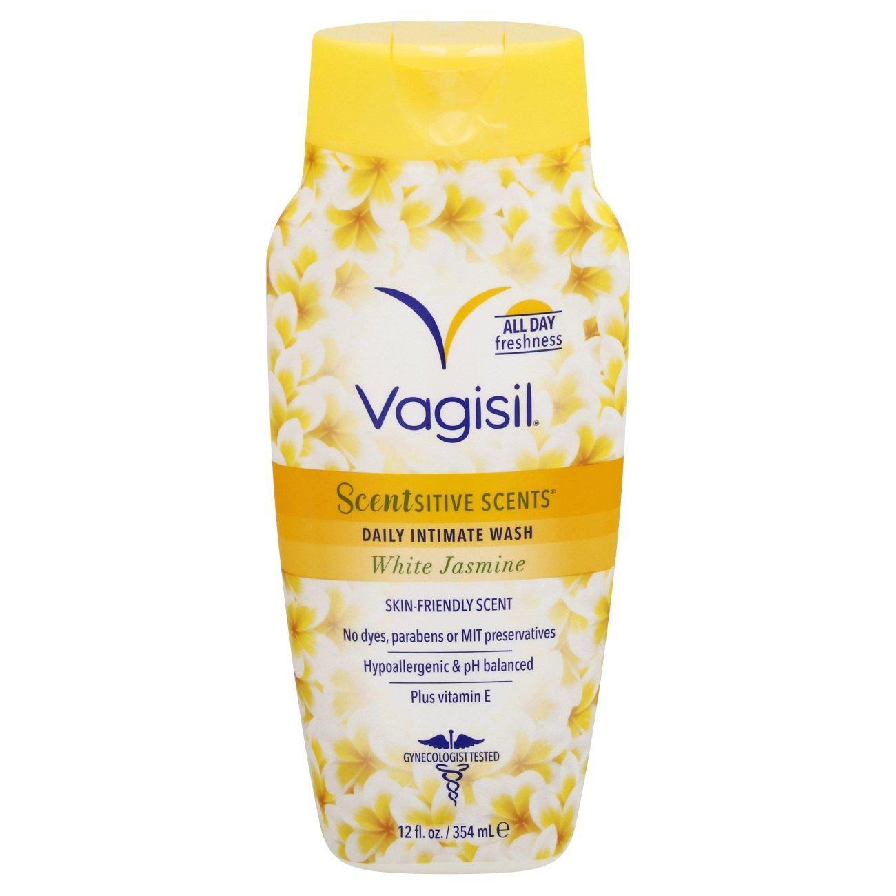 Vagisil Scentsitive Scents Weißer Jasmin Tägliche Intimwaschlotion 355 ml