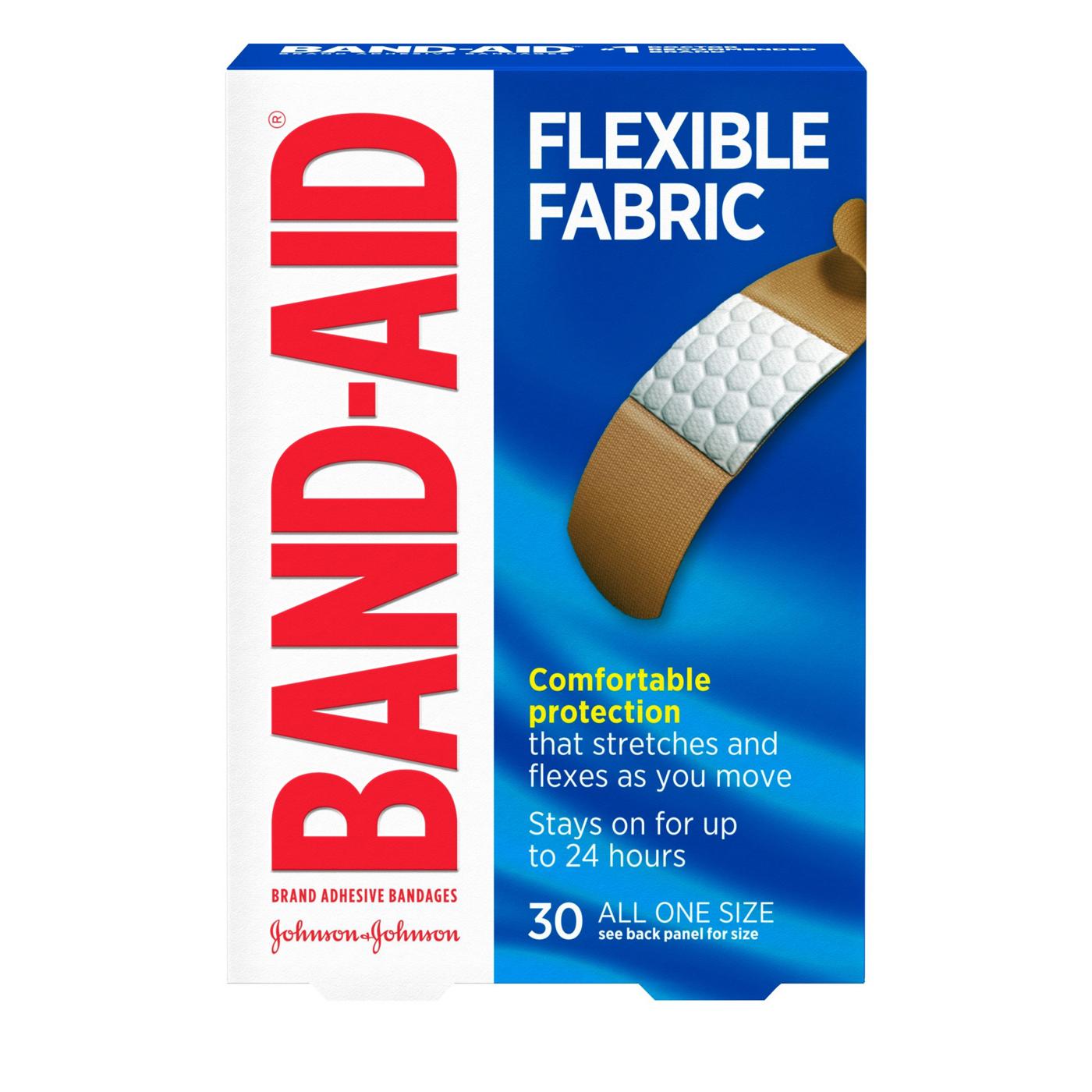 Band Aid All One Size Flexible Fabric-Pflaster 30 Stk. Box