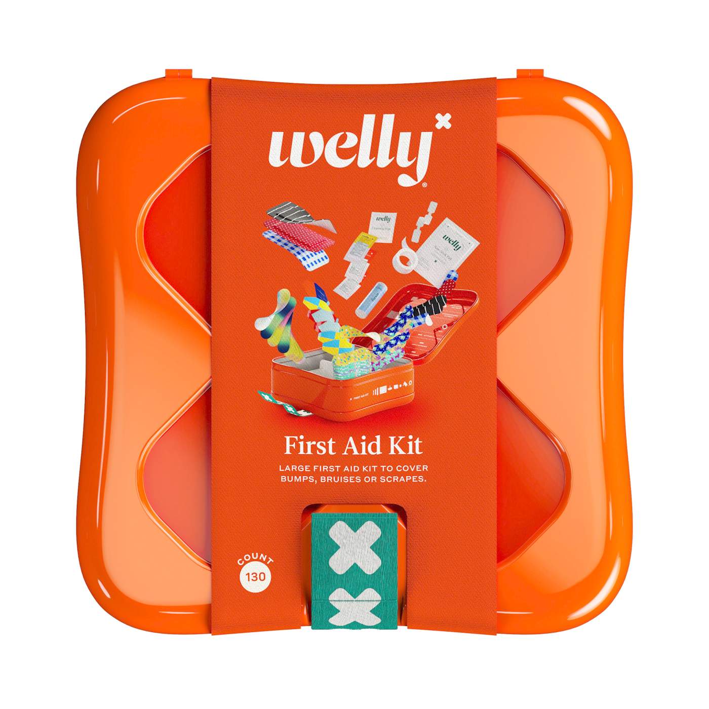 Welly Großes Erste-Hilfe-Set, verschiedene Bandagen und Salben