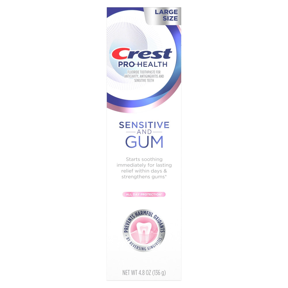 Crest Zahnpasta, Sensitivität und Zahnfleisch, Ganztägiger Schutz, Großpackung