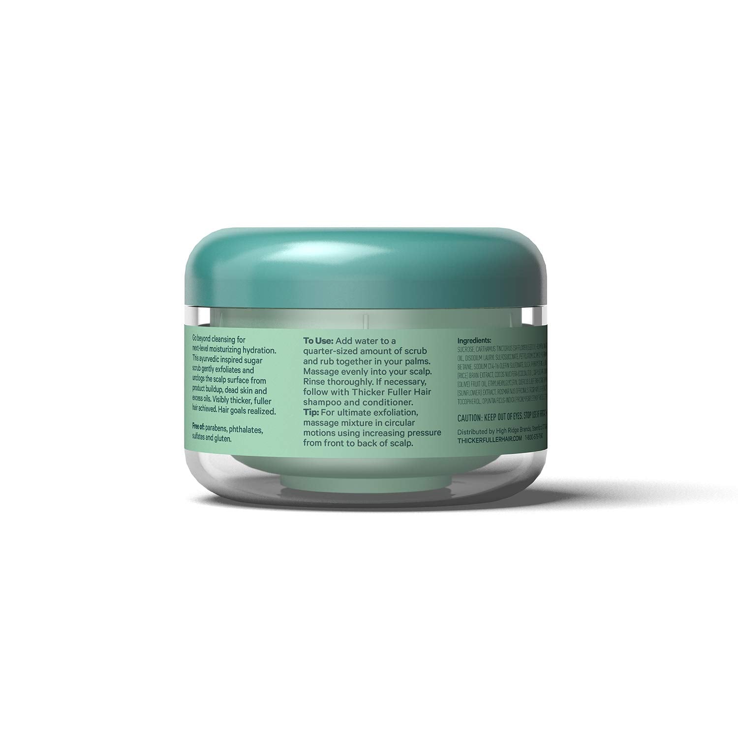 Thicker Fuller Hair Purifying Sugar Scalp Scrub Marke