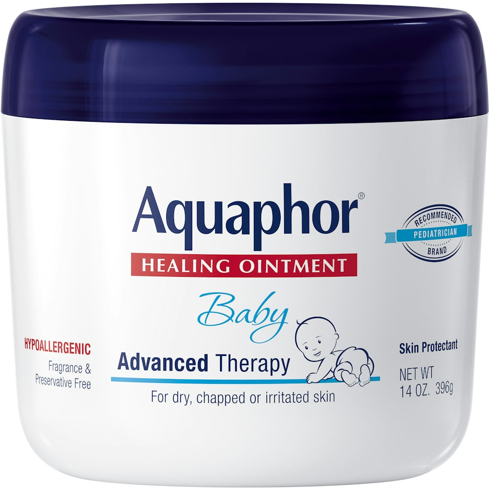 Aquaphor Baby Advanced Therapy Shërues Pomadë Mbrojtëse Lëkure Kavanoz 14 Oz