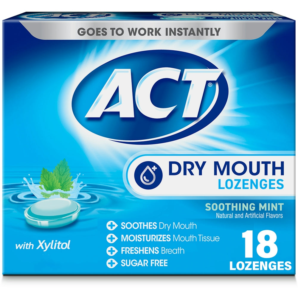 Act Total Care Dry Mouth Lutschtabletten, Beruhigende Minze