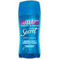 Antiperspirant Deodorant Sekret Outlast Invisible Solid kundër Djersës dhe Erës - Completely Clean, 2.6 Oz