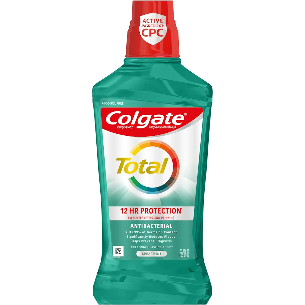 Colgate Total Advanced Mundspülung – Spearmint Surge 1 Liter