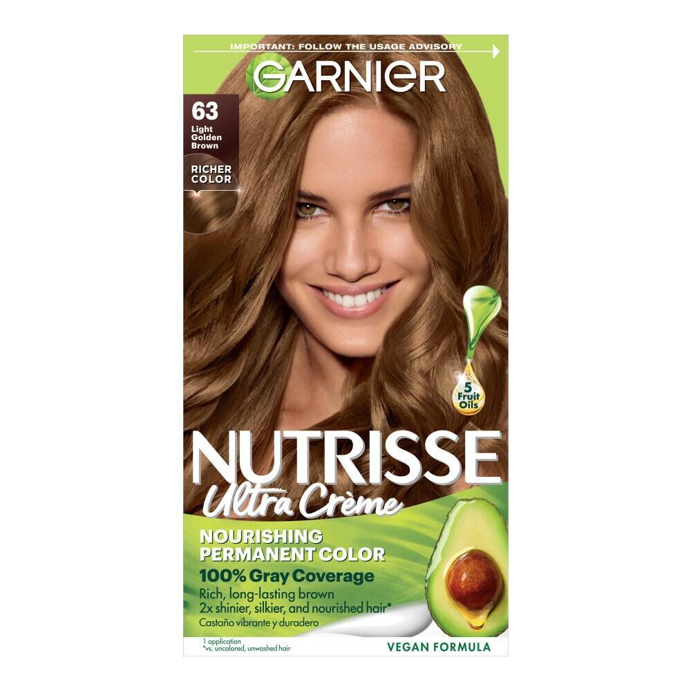 Garnier Nutrisse Nährende Permanente Haarfarbe 63 Hellgoldbraun