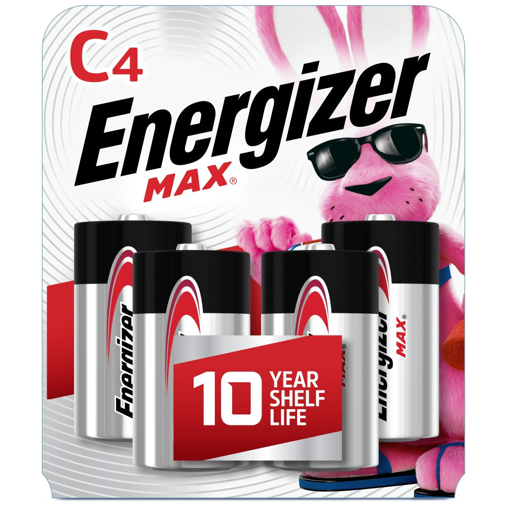 Energizer Max Premium C Batterien, Alkaline C-Batterie (4 Stück) E93Bp-4