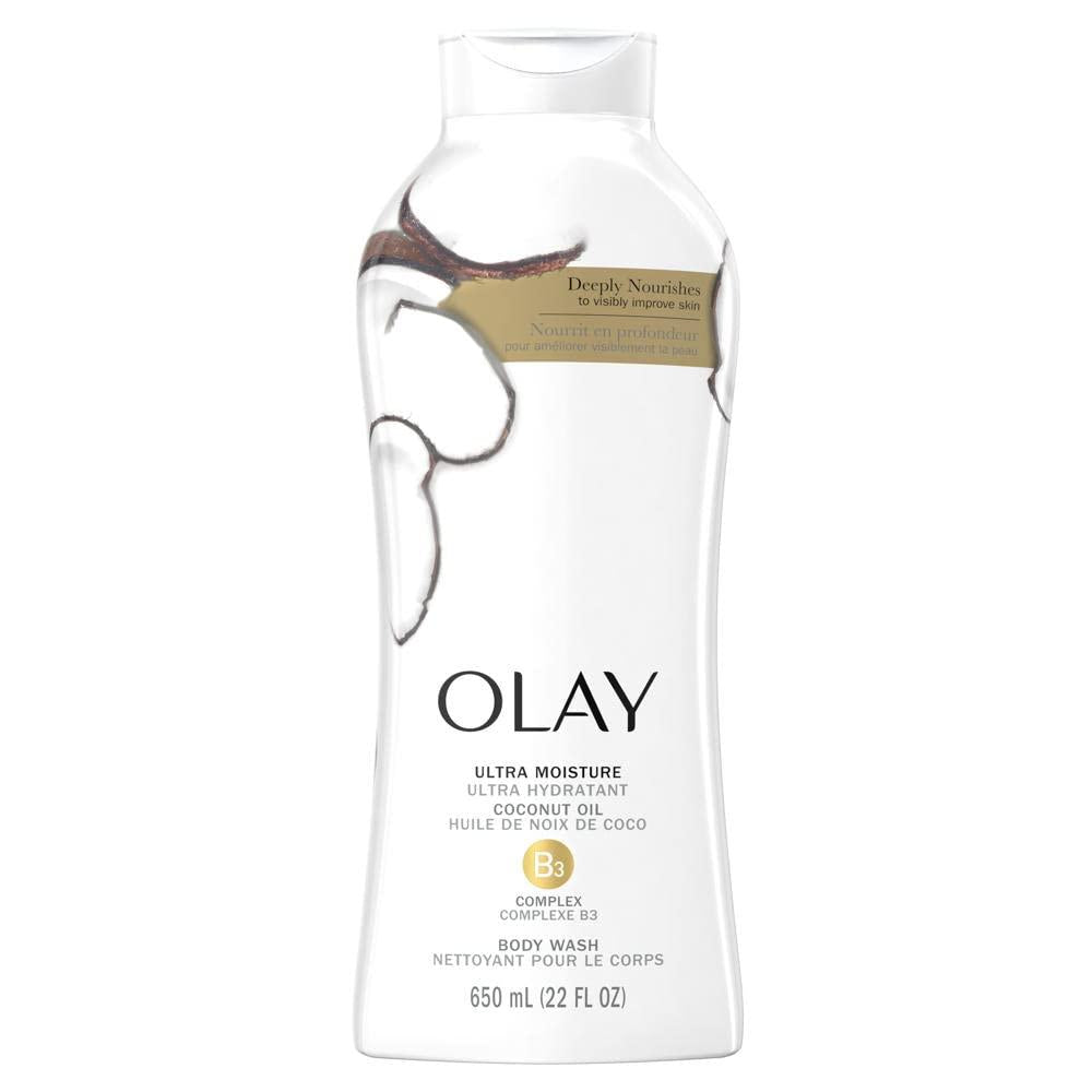 Olay Ultra Moisture Feuchtigkeitsspendendes Waschgel mit Kokosöl – 650 ml