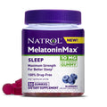 Natrol Melatonin Max, Schlaf, 10 mg, Gummis, Heidelbeere