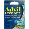 Advil® Liqui-Gels® – Lehtësim i Shpejtë i Dhimbjes (200 mg Ibuprofen)