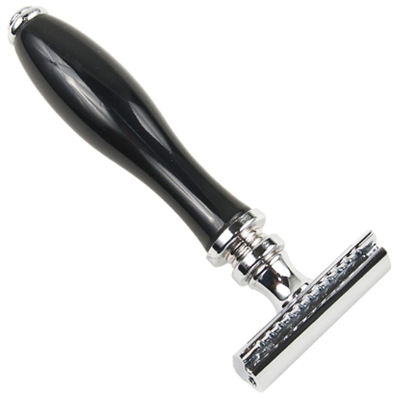 Parker 111B Rasierhobel mit schwarzem Harzgriff