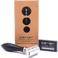 Parker 111B Rasierhobel mit schwarzem Harzgriff