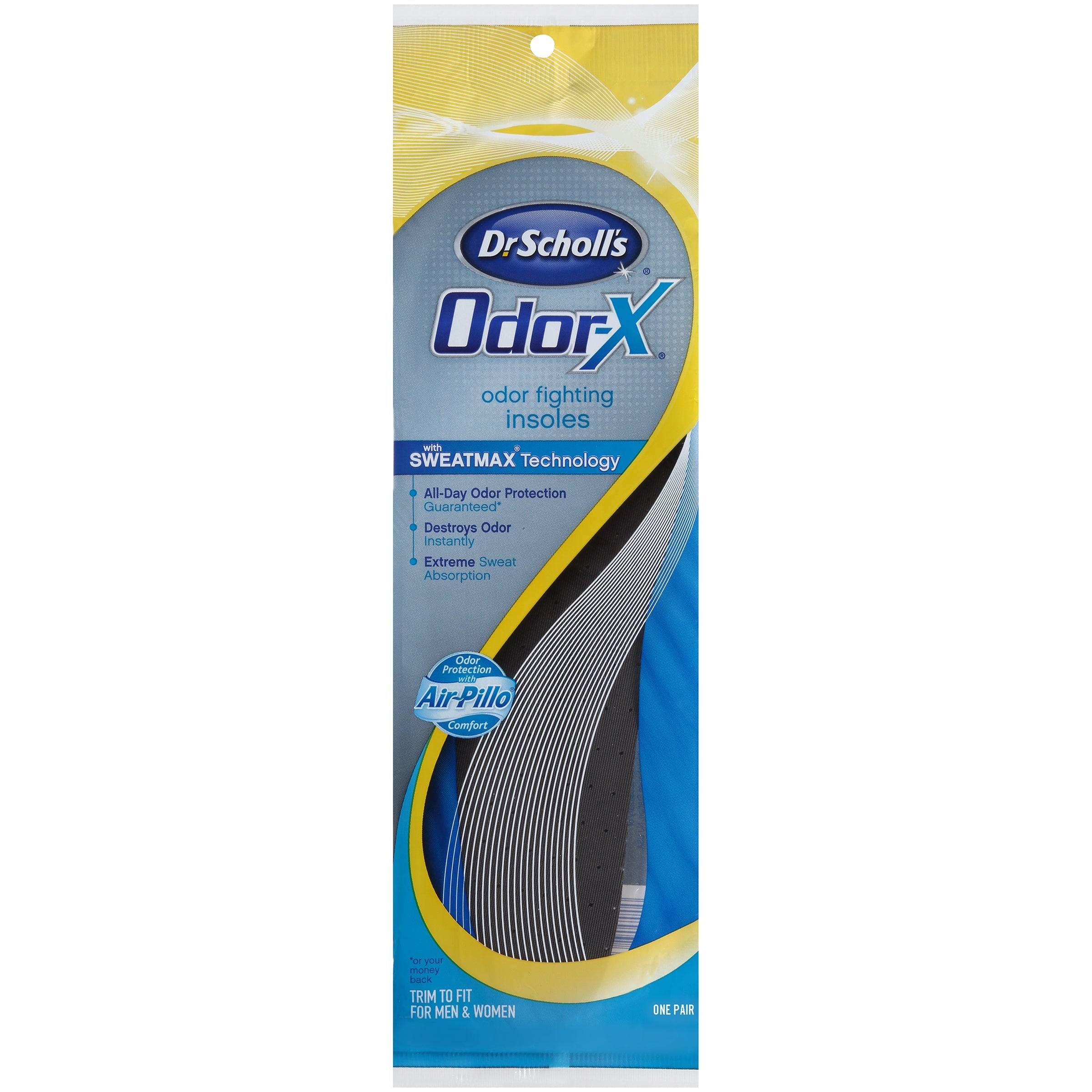 Dr. Scholl's Odor-X Geruchsbekämpfende Einlegesohlen, 1 Paar
