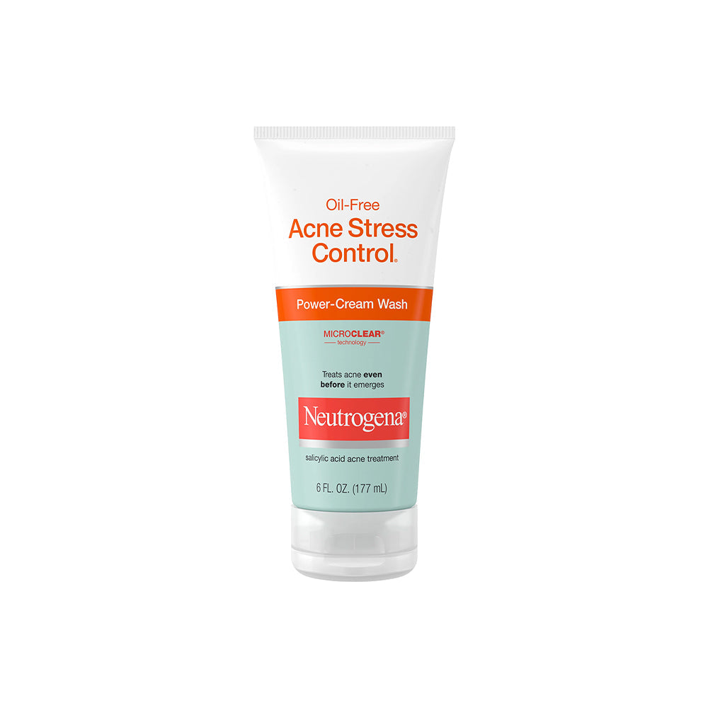 Neutrogena Ölfreies Akne-Stress-Kontroll Power Cream Waschgel 6 fl. oz