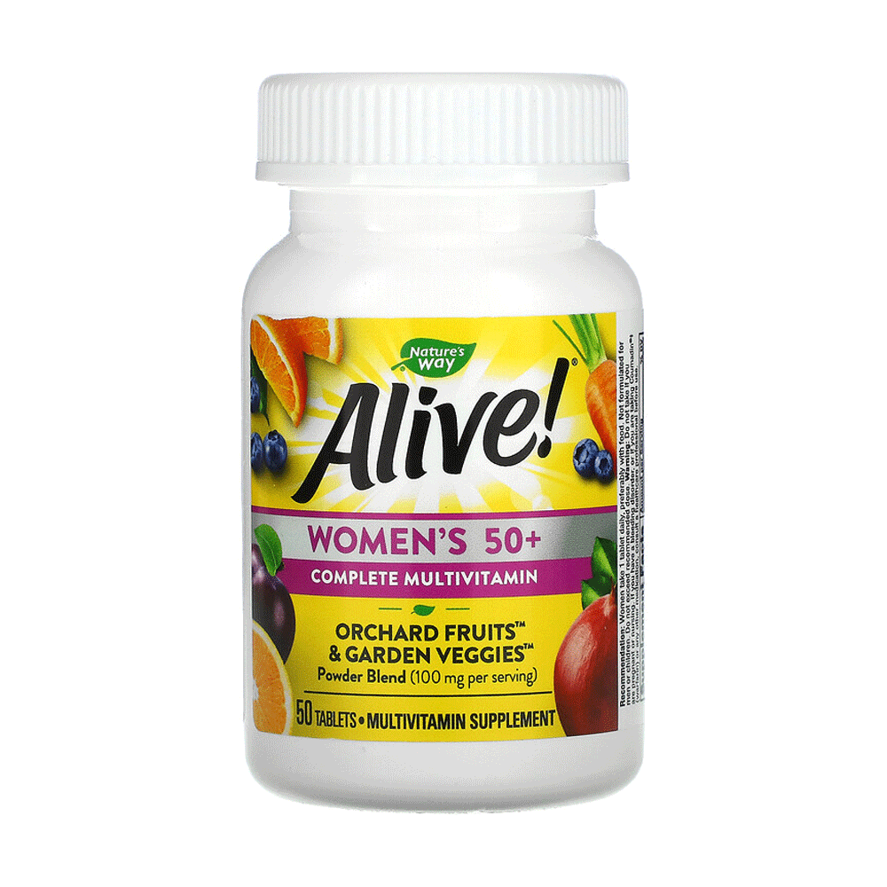 Tableta Multivitaminë e Plotë Nature's Way Alive! për Femra 50+ 50 copë