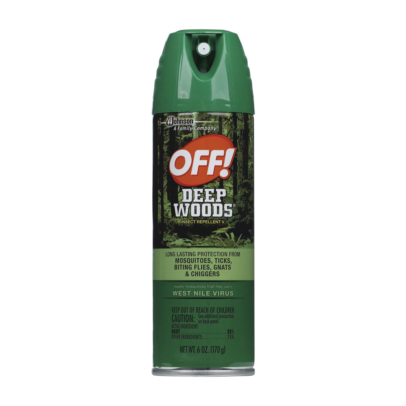 Off! Për spërkatje kundër insekteve "Deep Woods" 6 Oz. (Aerosol)