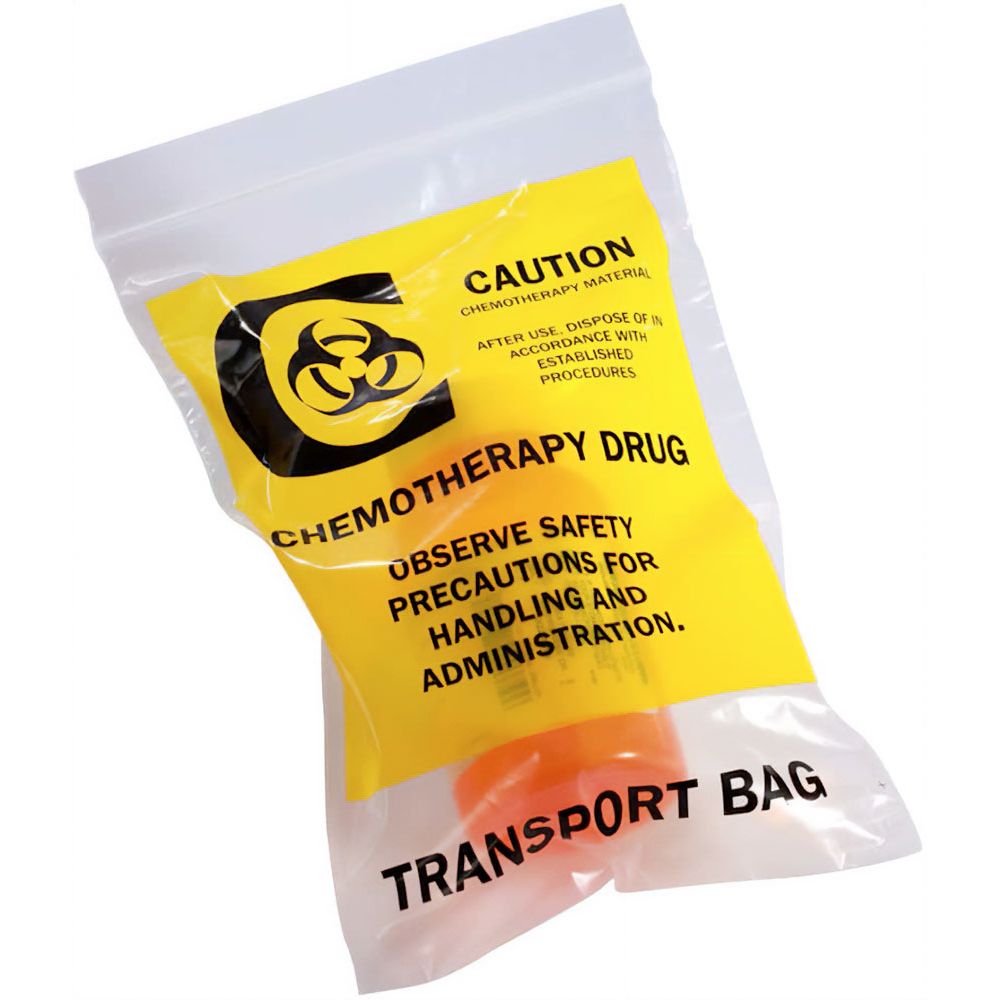 Çanta transporti ilaçesh kimioterapie ChemoPlus™ 12" x 15" (Kuti me 250 copë)