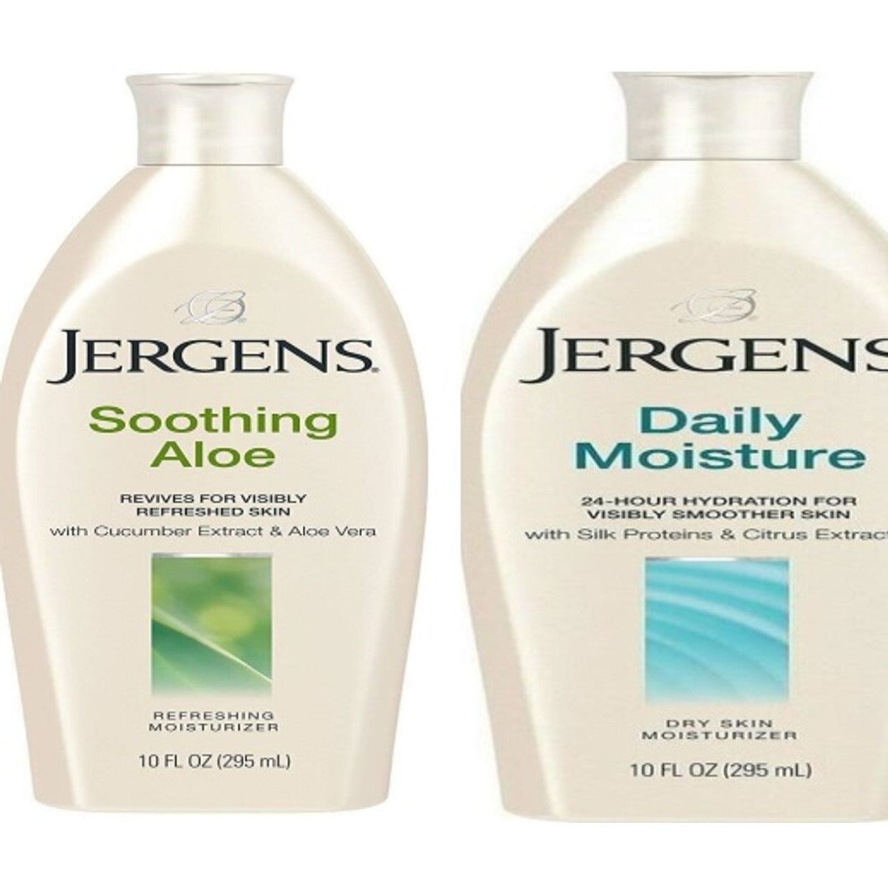 Jergens Soothing Aloe Relief Erfrischende Feuchtigkeitslotion – 295 ml