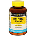 Mason Natural® Austernschalen-Calcium 500 mg mit Vitamin D3 – 100 Tabletten
