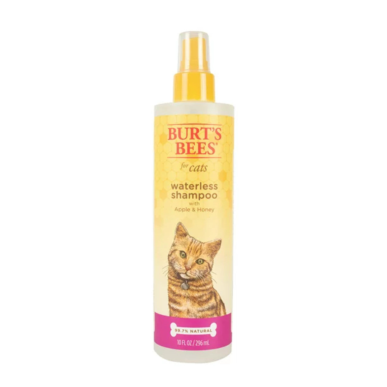Burt's Bees Wasserloses Shampoo mit Apfel und Honig für Katzen – 295 ml