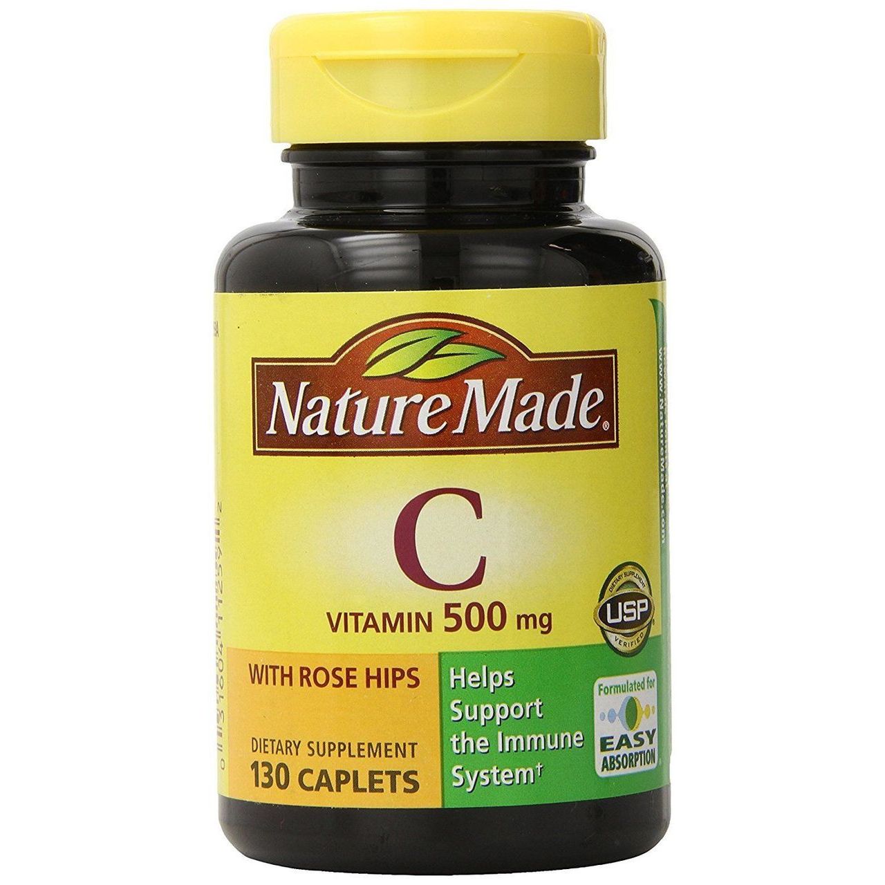 Nature Made Vitamin C 500 mg Tabletten mit Hagebutten – 130 St.