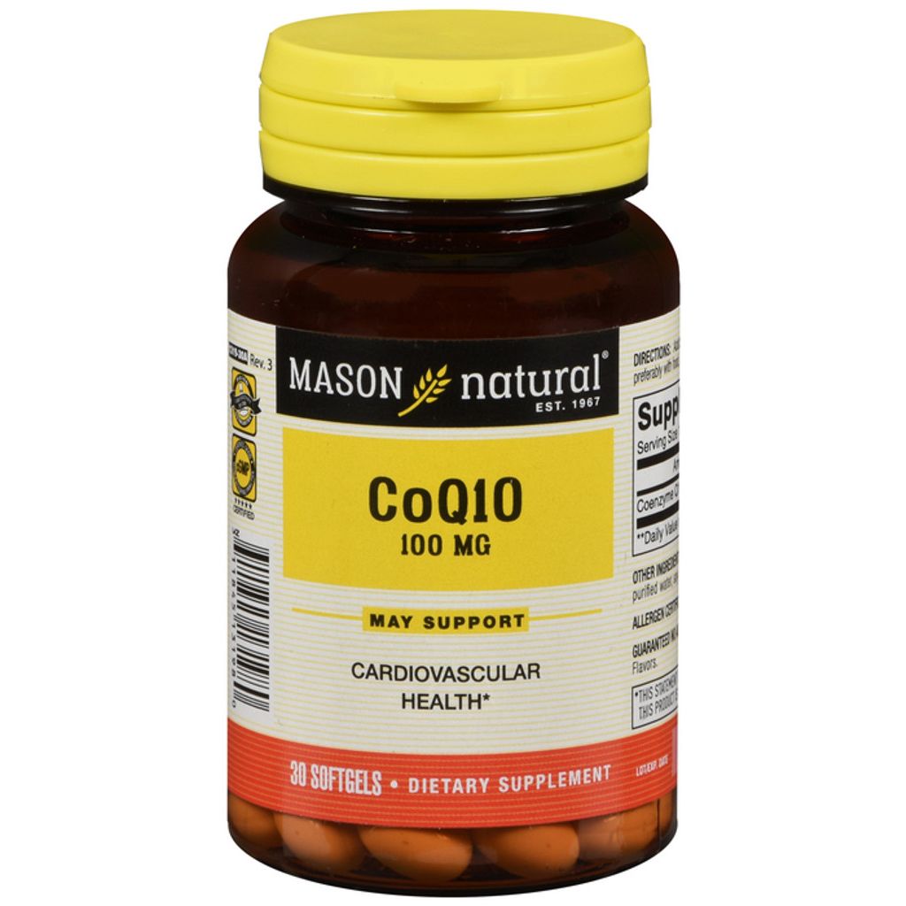 Mason Natural 100 mg CoQ10 30 Weichkapseln