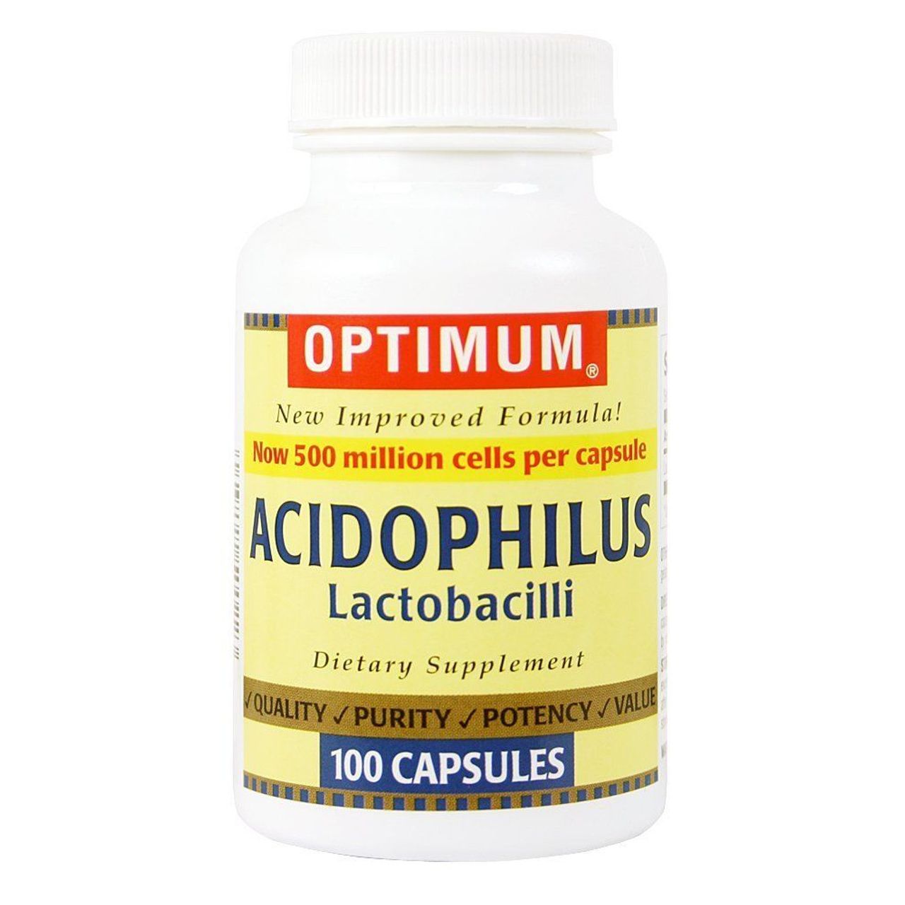 Optimum Acidophilus Laktobazillen Kapseln