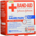 BAND-AID Brand Sterile Gaze-Pads – Medium 7,6 cm x 7,6 cm (10 Stück)