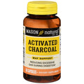 Mason Natural Aktivkohle aus Pflanzenkohle 260 mg Verdauungshilfe Kapseln 60