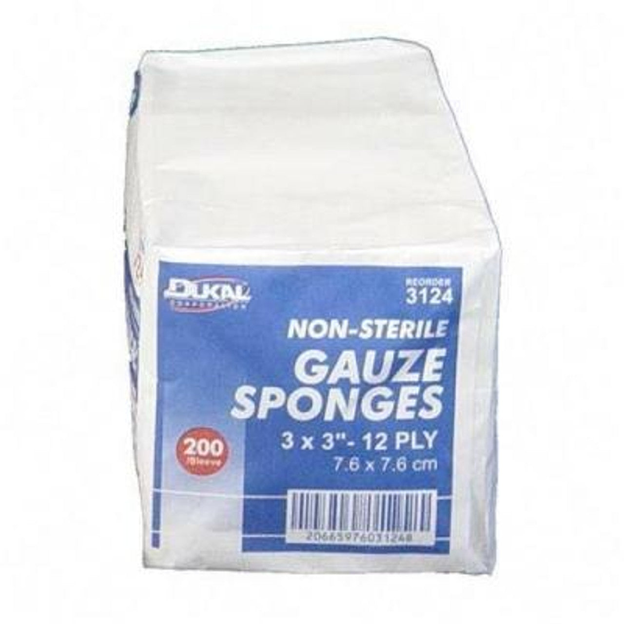 Garzë Dukal Corp 12 shtresësh steril 3x3" 200 copë
