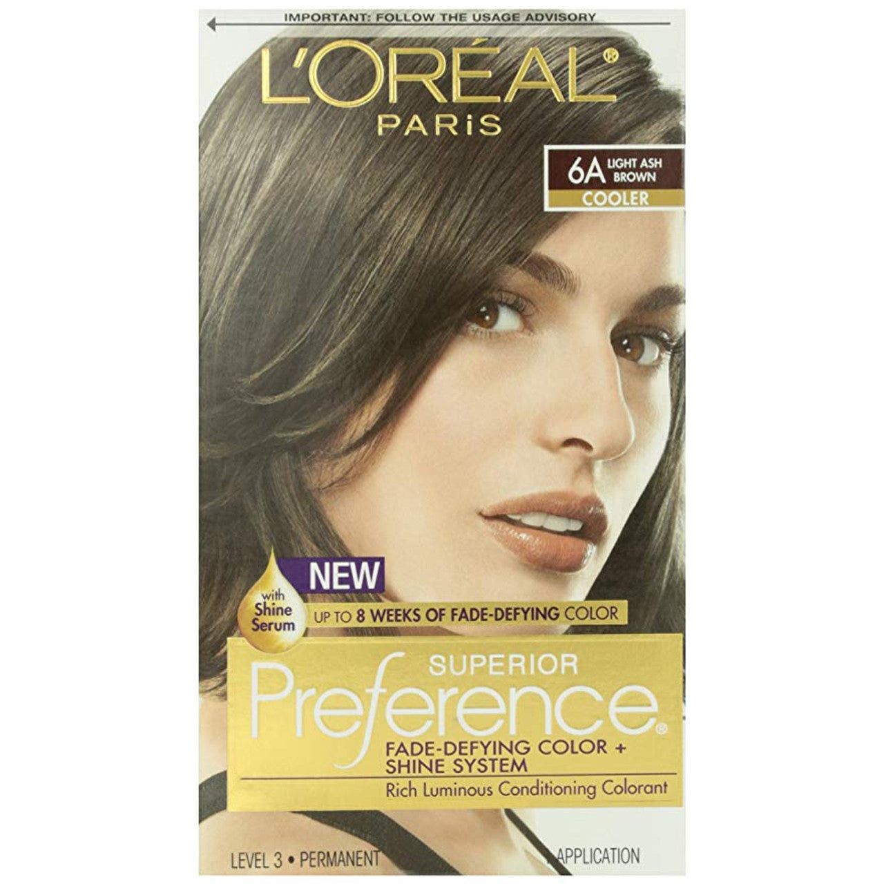L'Oreal Paris Preferencë Superiore Ngjyrë Flokësh Hije Kafe e Çelët #6A 1