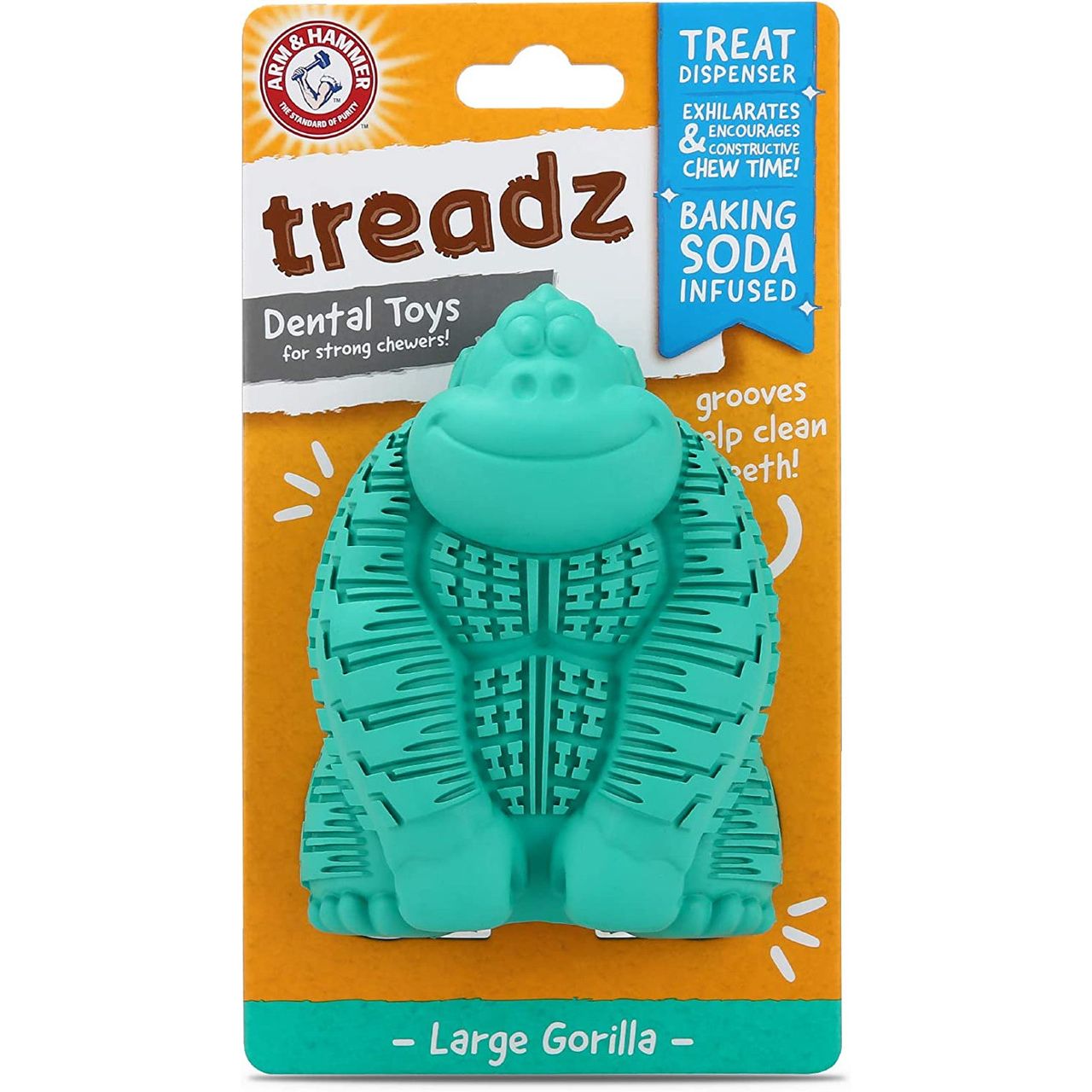 Arm & Hammer Gorilla Treadz Zahnspielzeug für große Hunde