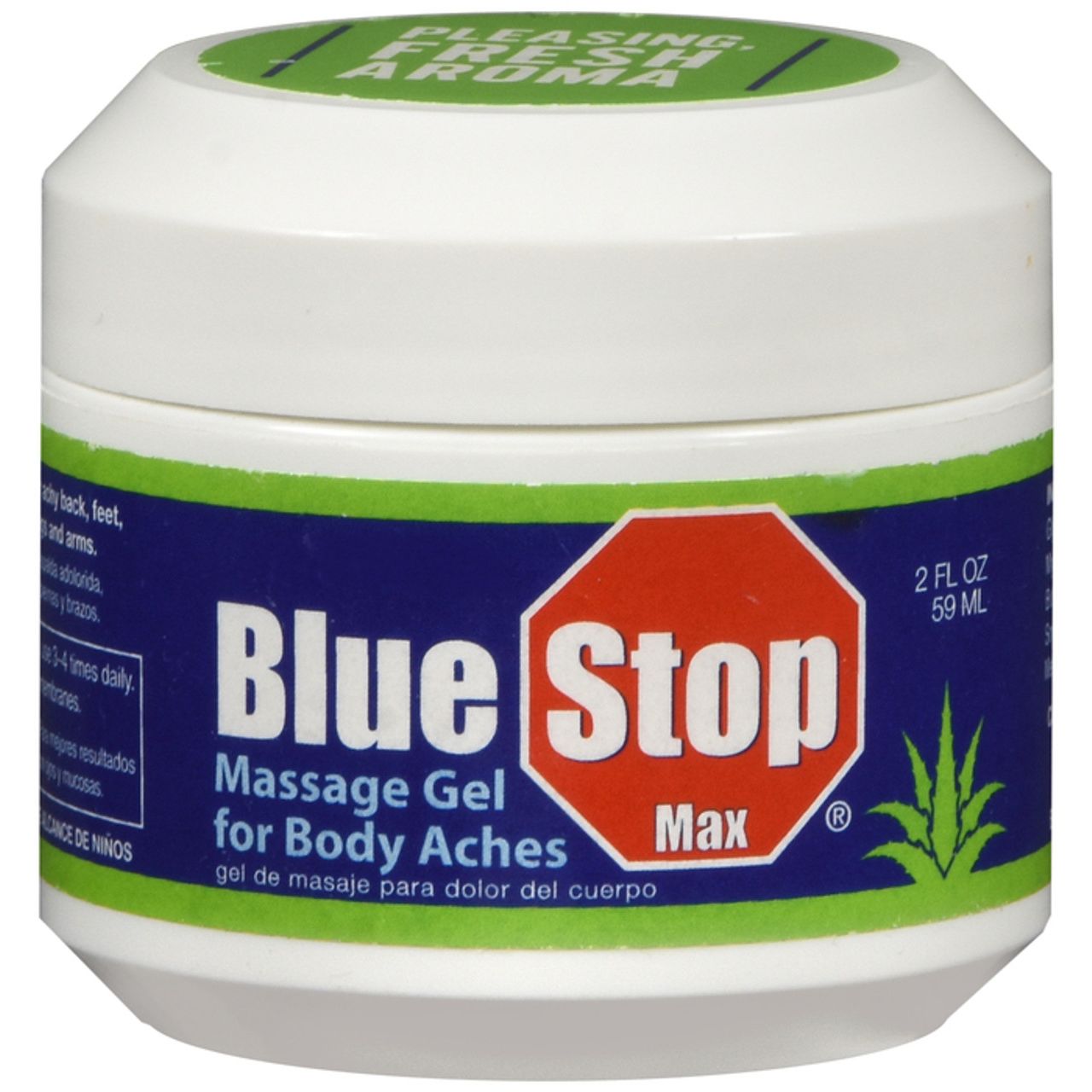 Xhel për masazh Blue Stop Max për dhimbjet e trupit, 59 ml