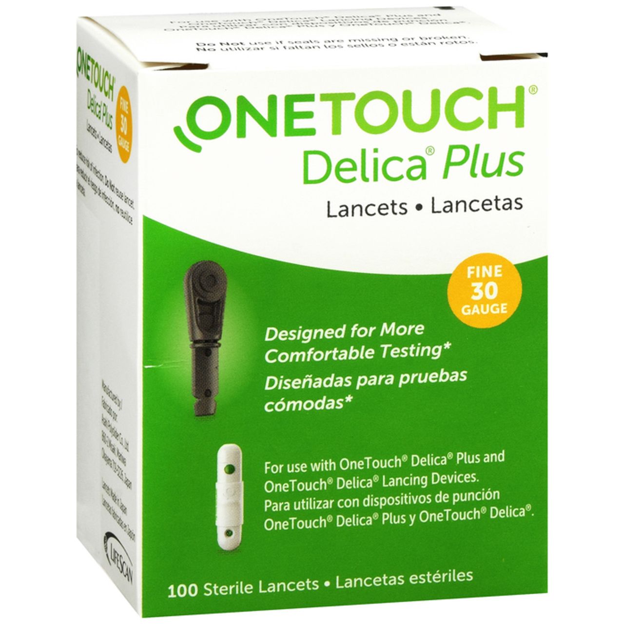 OneTouch Delica Plus Lancetë 30 G 100 copë